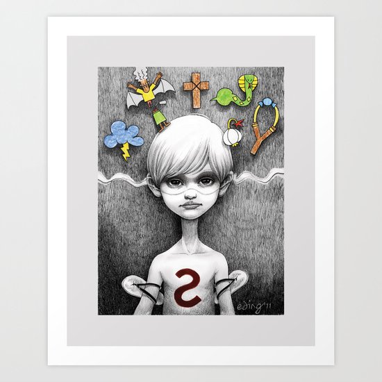 Superheroes SF Art Print