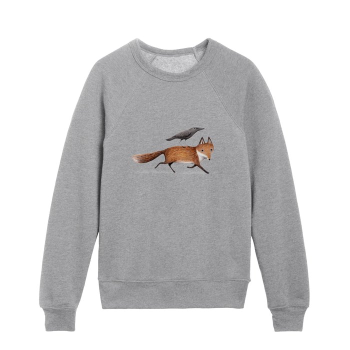 Fox & Crow - Piggyback Kids Crewneck