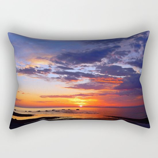 Between Sky and Earth Rectangular Pillow