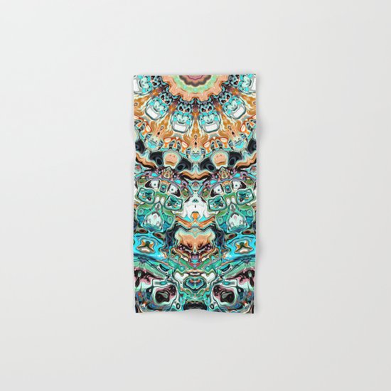 Abstract Colorful Pattern Hand & Bath Towel