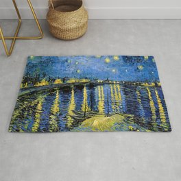 Vincent van Gogh Starry Night over the Rhone Rug
