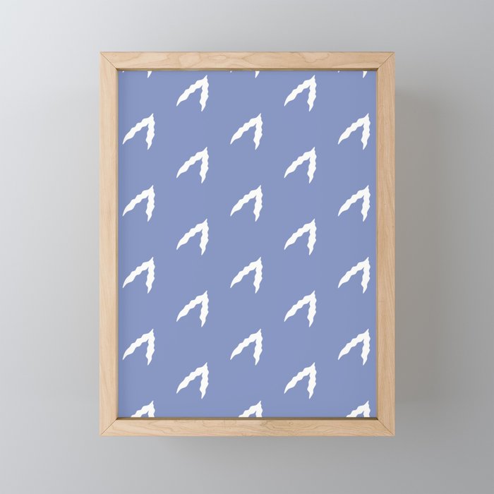 Sowing Seeds (Ripe Blue) Framed Mini Art Print