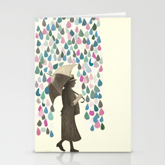 Rain Dance Stationery Cards