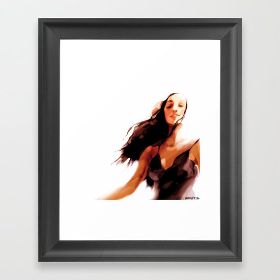 Woman Framed Art Print