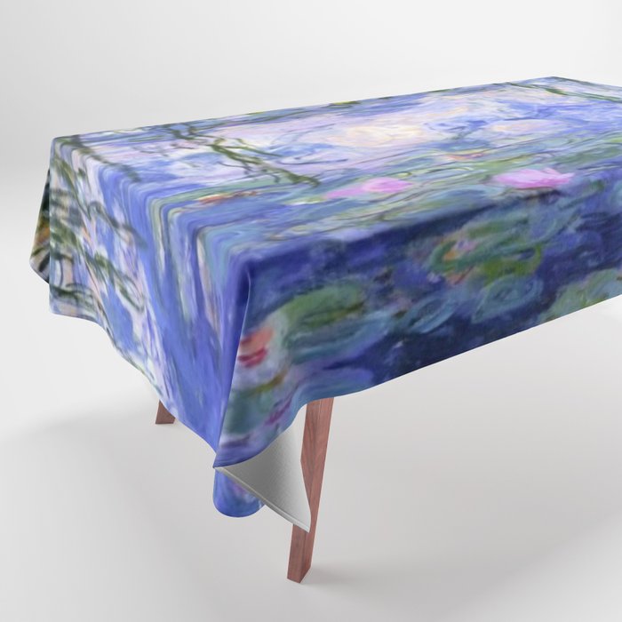 Claude Monet Water Lilies Tablecloth by Faris yamna | Society6
