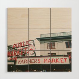 Pikes Place Market | Seattle | Washington Wood Wall Art