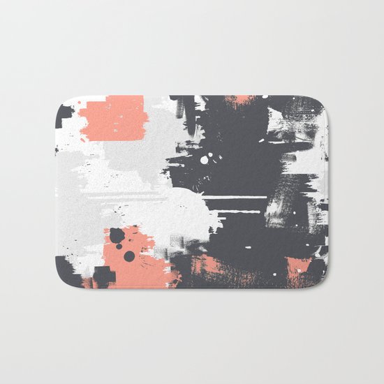 Abstract Paint Pattern 01 Bath Mat