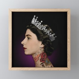 Queen Noir Framed Mini Art Print