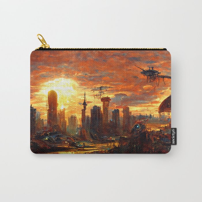 Postcards from the Future - Alien Metropolis Carry-All Pouch
