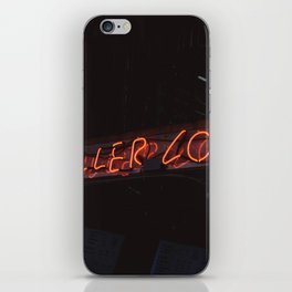 Coffee Is A Human Right - Killer Coffee Red Light Photo  iPhone Skin