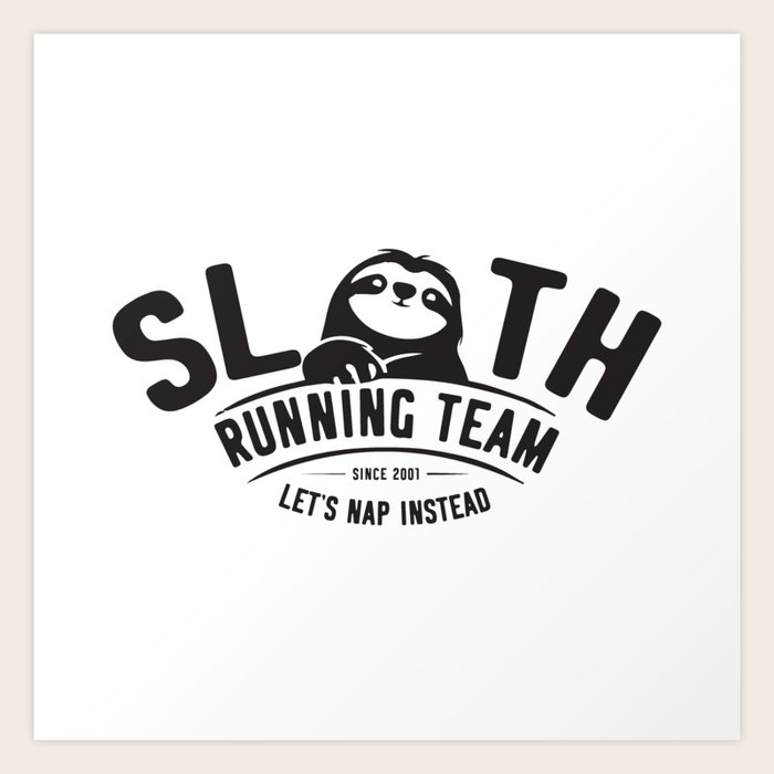 Sloth running club clearance