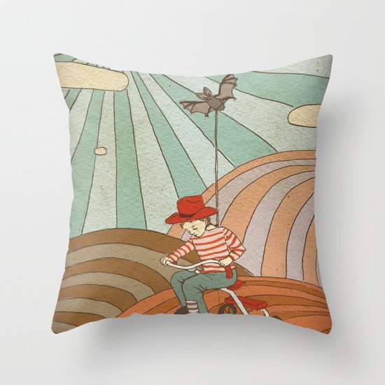 Rainbow Throw Pillow
