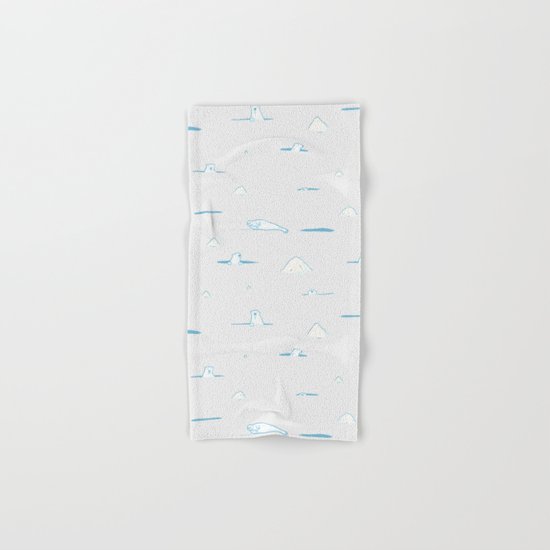 Polar Bear Hunting Hand & Bath Towel