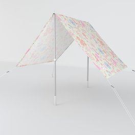 Pastel Floral Aesthetic Sun Shade