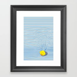 Rubber Ducky Framed Art Print