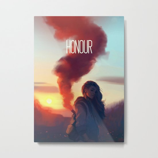 HONOUR Metal Print