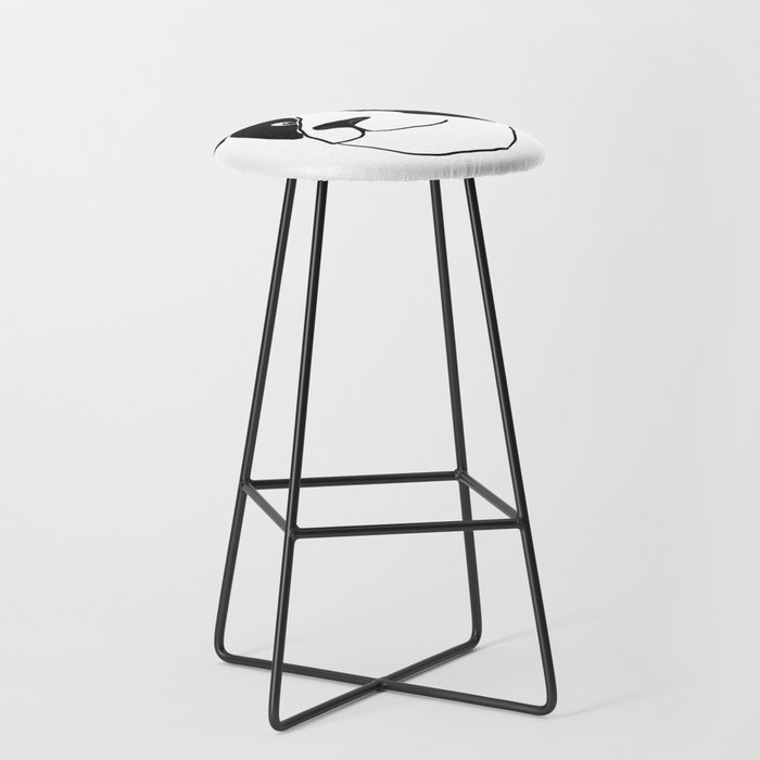 Minimalist Panda Bar Stool