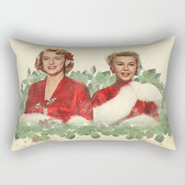 Sisters - A Merry White Christmas Rectangular Pillow