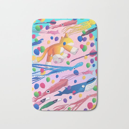 Kite Parade Bath Mat