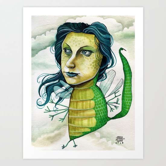 LOVELY CREATURE Art Print
