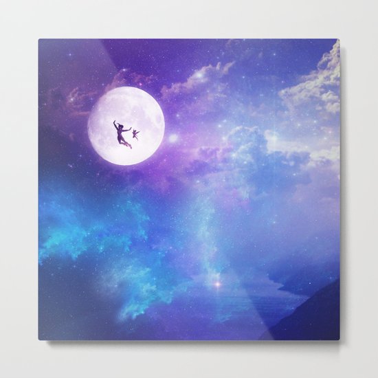 Peter Pan Metal Print
