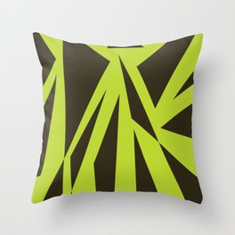 Sharp Abstract Shapes Throw Pillow