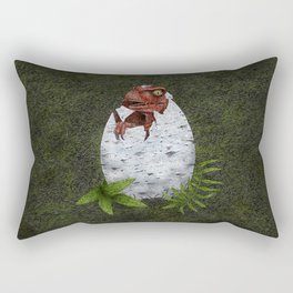 Baby Raptor from Jurassic Park Rectangular Pillow