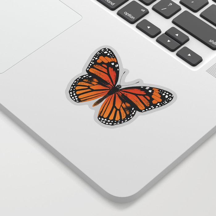 Vintage Butterfly Sticker