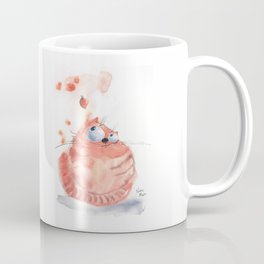 Autumn cat Coffee Mug | Illustration, Children, Funny, Animal 
