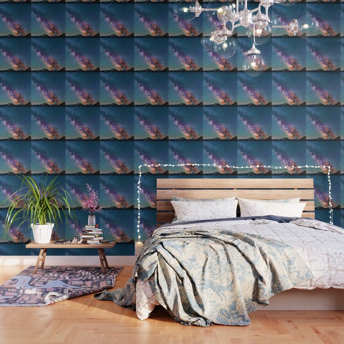 Pastel Galaxy Of Mountains Color Wallpaper By Nocolordesigns