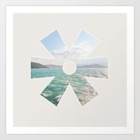 summer seas Art Print