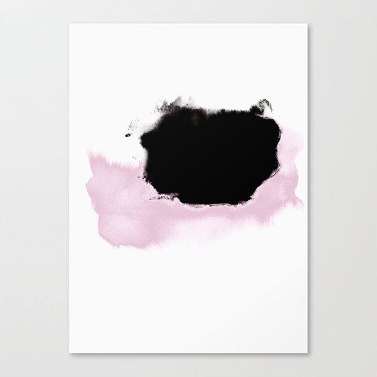 Pink to Black Canvas Print