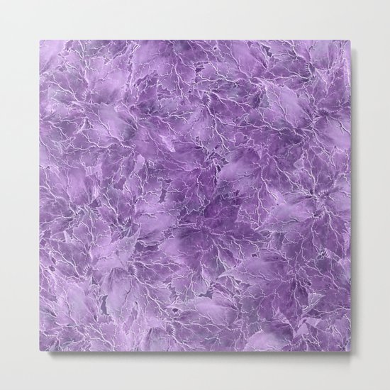 Frozen Leaves 15 Metal Print