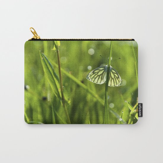 Butterfly in fresh morningmeadow Carry-All Pouch