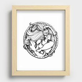 Alice In The Round Recessed Framed Print