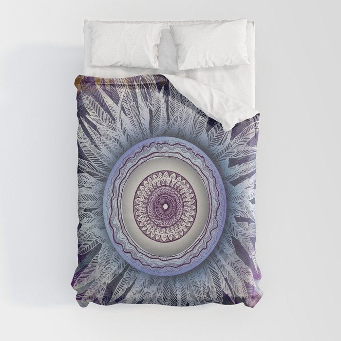 Crown Chakra (II) Duvet Cover