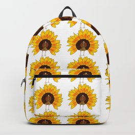 Sunflower Peacock Booming Backpack
