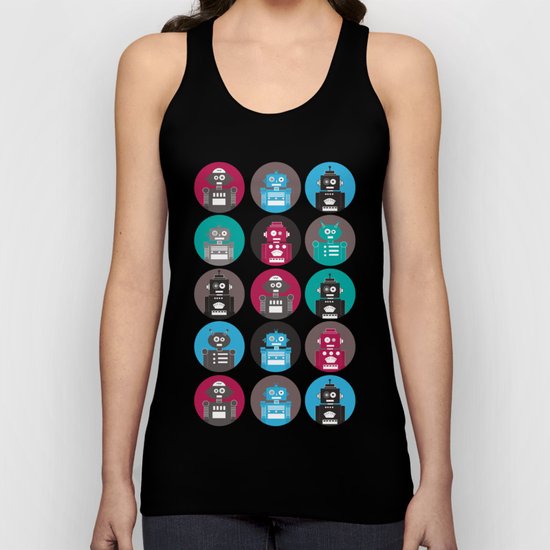 Robots Unisex Tank Top
