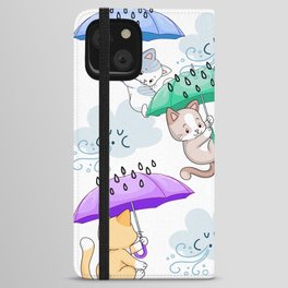Cats Bad Weather iPhone Wallet Case