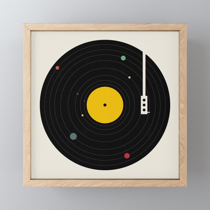 Music, Everywhere Framed Mini Art Print