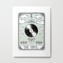 The Vinyl Metal Print