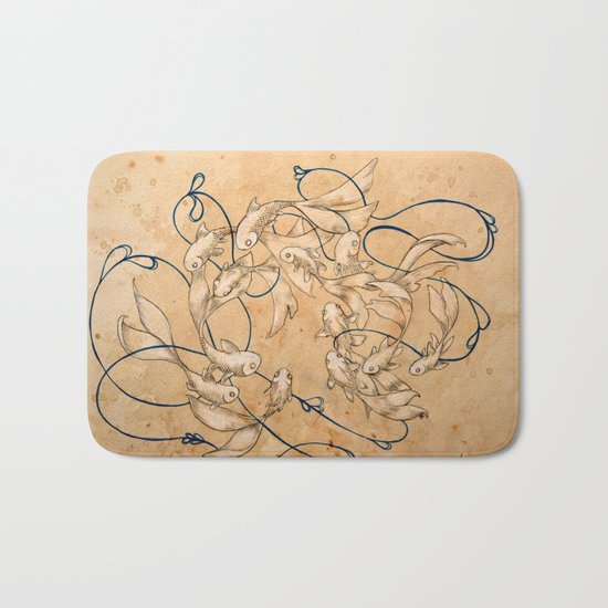 Twirl and Loop Bath Mat