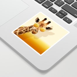 Fun Giraffee Sticker