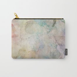 pastel shades Carry-All Pouch | Watercolor, Background, Acrylic, Graphic, Njordurdesign, Modern, Painting, Colorful, Paragon, Masked 