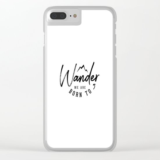 Wander Clear iPhone Case