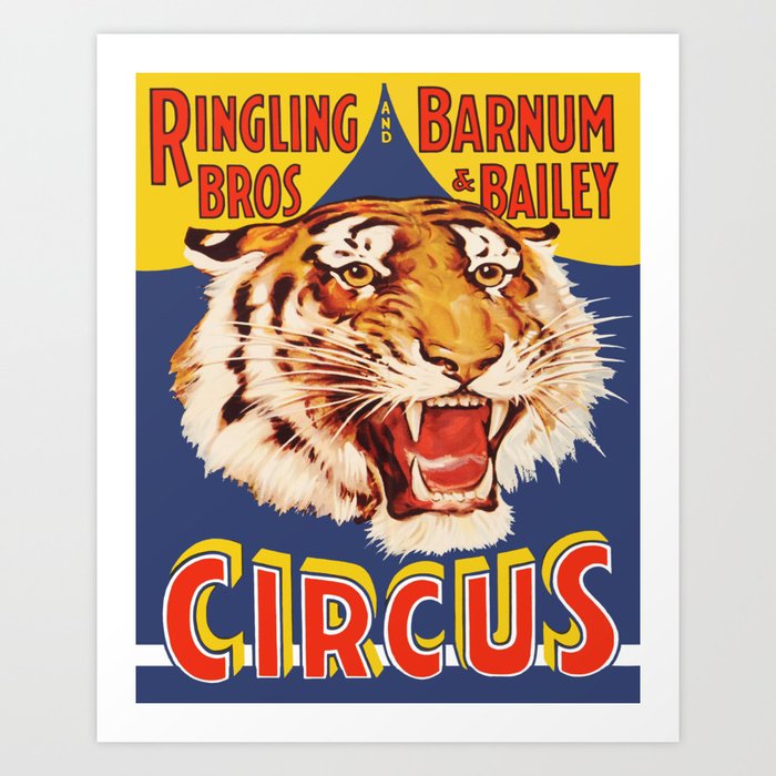Circus Poster Art Print