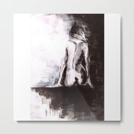 Woman nude Metal Print | Naked, People, Nude, Acrylic, Painting, Act, Abstract, Woman, Body, Nature 