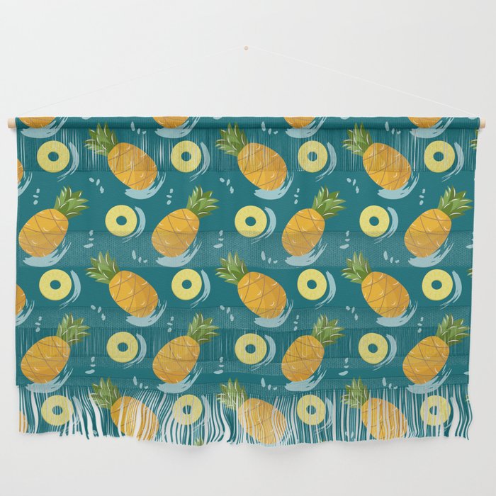 Oh Pineapples Wall Hanging