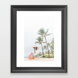 Beachside Hawaii Framed Art Print