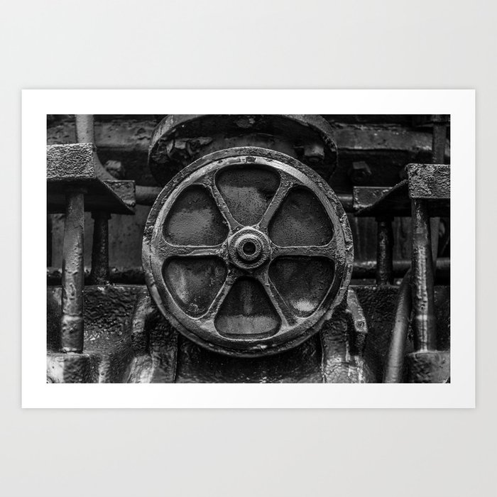 Trivial Pursuits Steam Train Detail Art Print